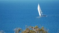 Alcanara superyacht under sail